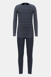active warm eco stripes baselayer set