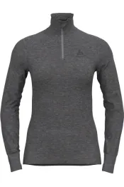 bl top turtle neck l s half zip active warm eco