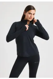 layering half zip thermoshirt