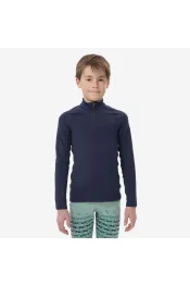 thermoshirt skiën 500 1 2 rits wedze
