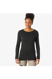 merino shirt bergtrekking mt500 lange mouwen